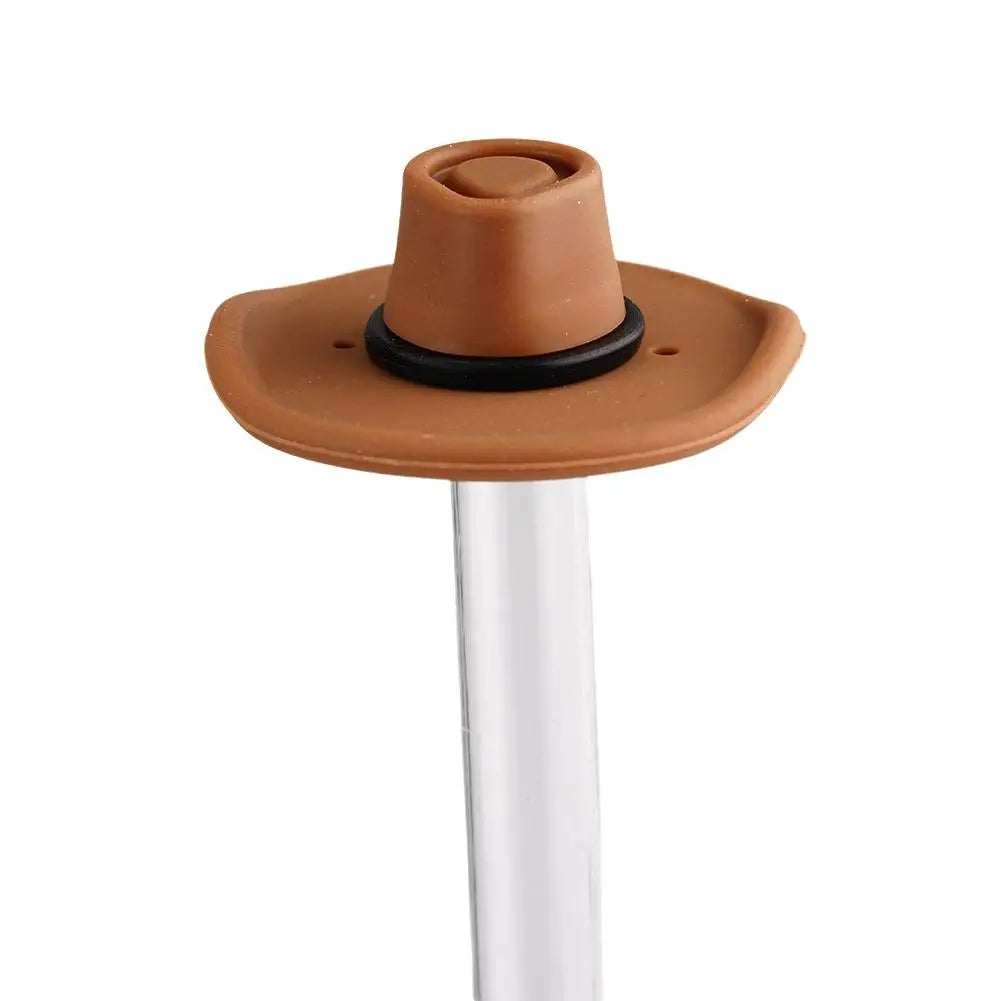 Cute Cowboy Hat Straw Covers for Stanley Tumblers