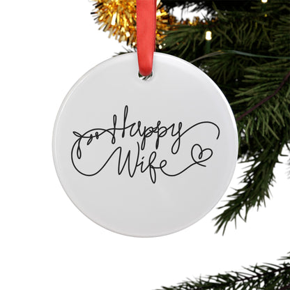 Acrylic Ornament with Ribbon