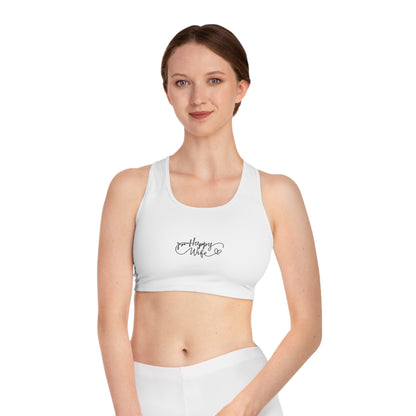 Happy Wife Sports Bra (AOP)