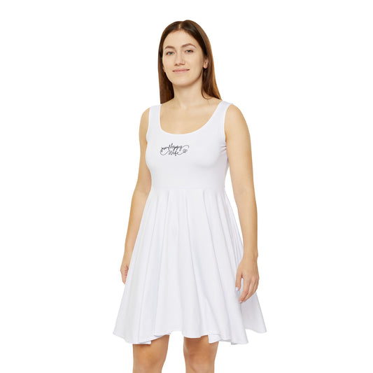 Happy Wife Women's Skater Dress (AOP)